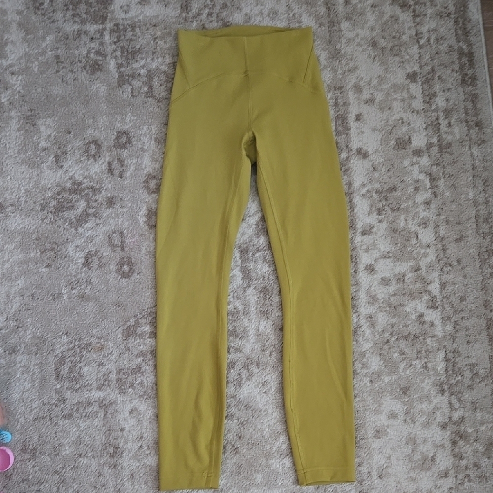 Lululemon Instill High Rise Tight AURIC GOLD Size 2‎